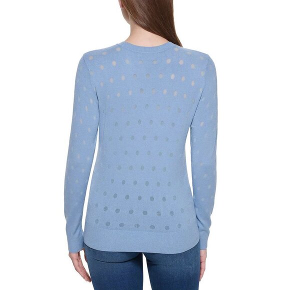 NEW Karl Lagerfeld Women's Dot Sweater - Picture 3 of 6